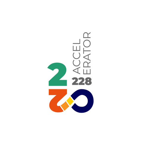 228Accelerator logo, with vertical text and stylized green, orange, yellow, and blue "228" icon (CZI Education Resource Library).