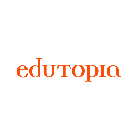 Edutopia logo, with red-orange text (CZI Education Resource Library).