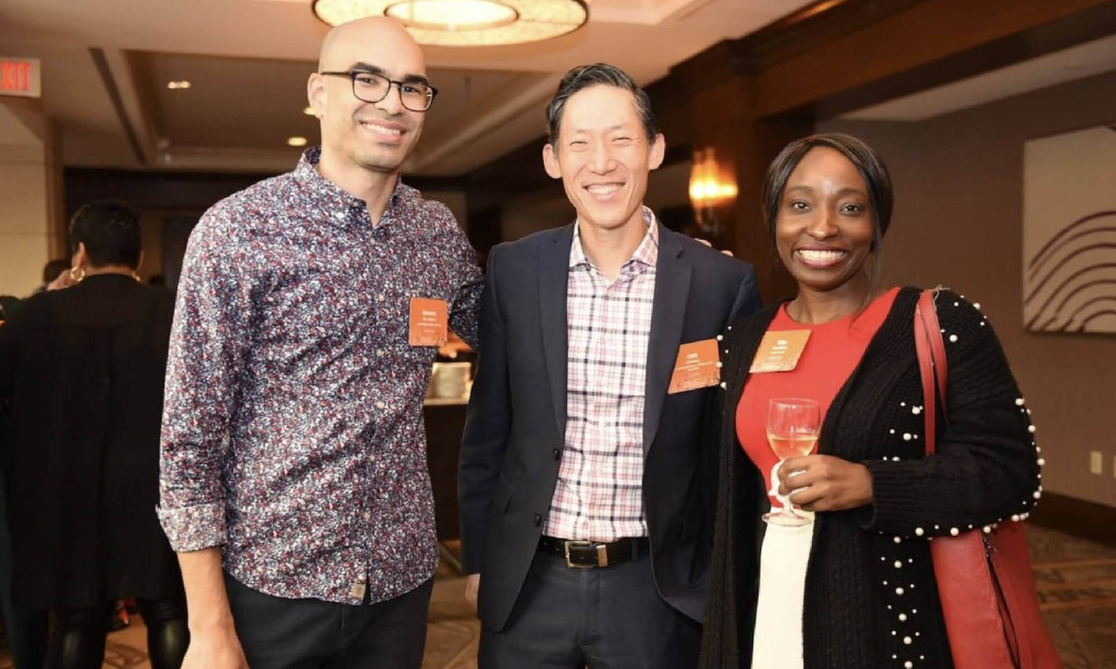 Three members at the EdLoC 2019 National Convening Three EdLoC members at the 2019 National Convening